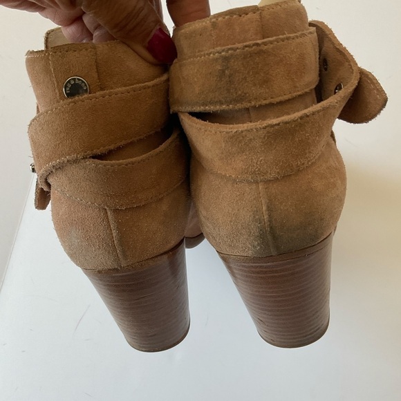 Rag and Bone Harrow Suede Leather Boots Size 38 - Picture 6 of 10